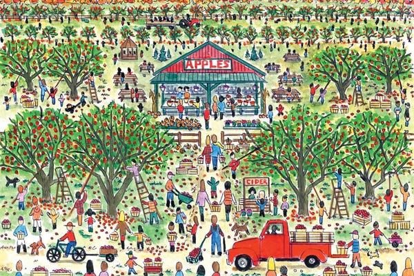 Farms: Apple Pickin' by Michael Storrings