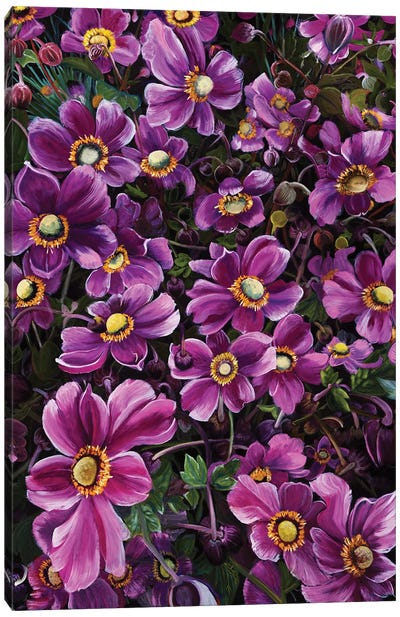 Purple Hurricane Canvas Art Print