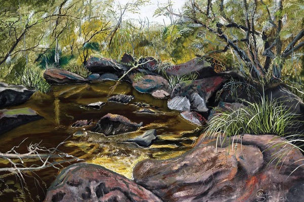 Marina Strijakova: Georges River Summer by Marina Strijakova