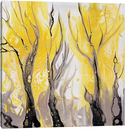 Intense Yellow Canvas Art Print