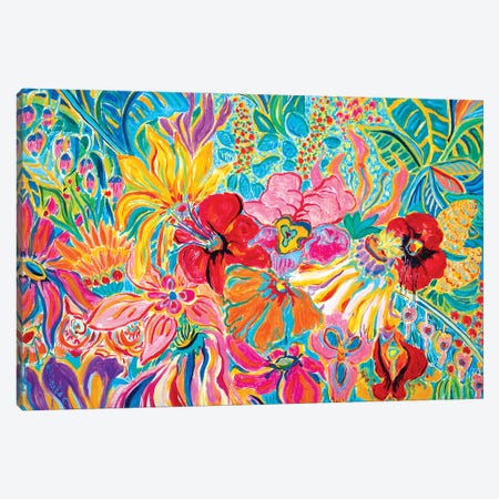 Fragrant Garden IV Canvas Print #MSK104} by Misako Chida Canvas Art