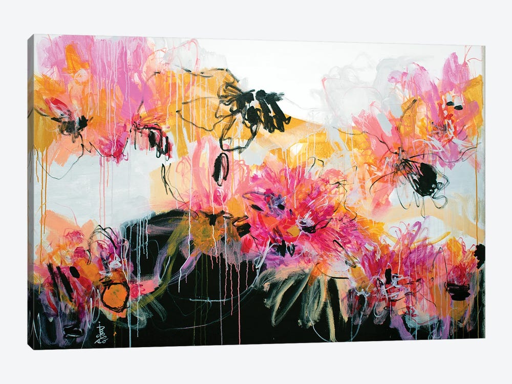 Floral Prelude I by Misako Chida 1-piece Canvas Artwork