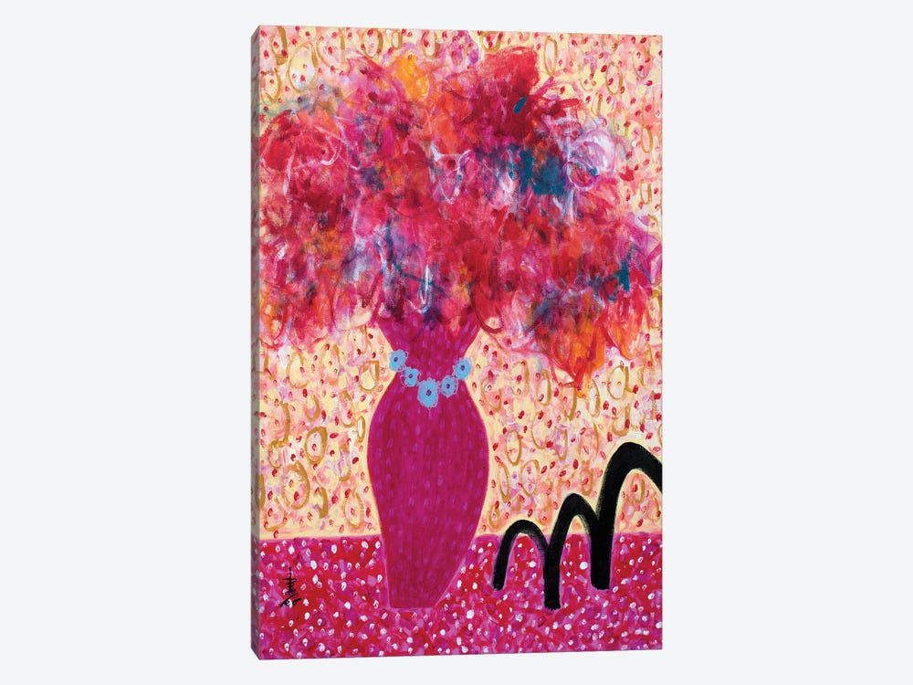 Flowers For Barbamama by Misako Chida 1-piece Canvas Art