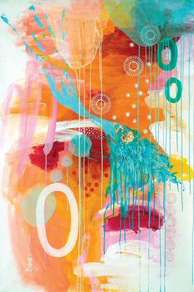 The Dew Of Orange Sunrise by Misako Chida framed canvas print