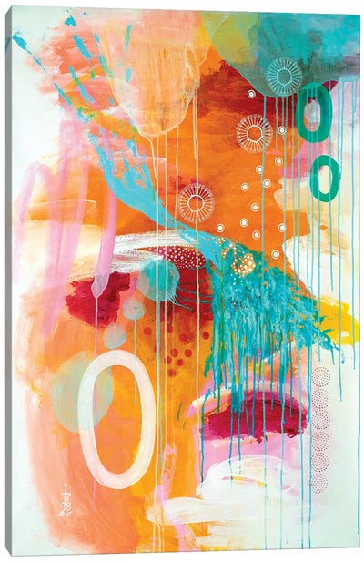 The Dew Of Orange Sunrise Canvas Art Print - Misako Chida