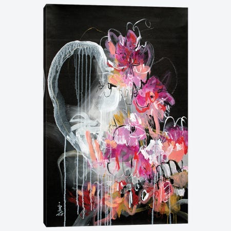 Wildflower Wishes IV Canvas Print #MSK42} by Misako Chida Canvas Wall Art