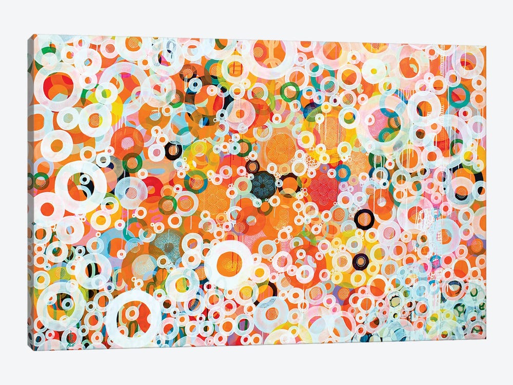 Dots And Circles XI by Misako Chida 1-piece Canvas Artwork