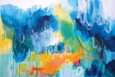 Bits Of Insight by Misako Chida framed canvas print