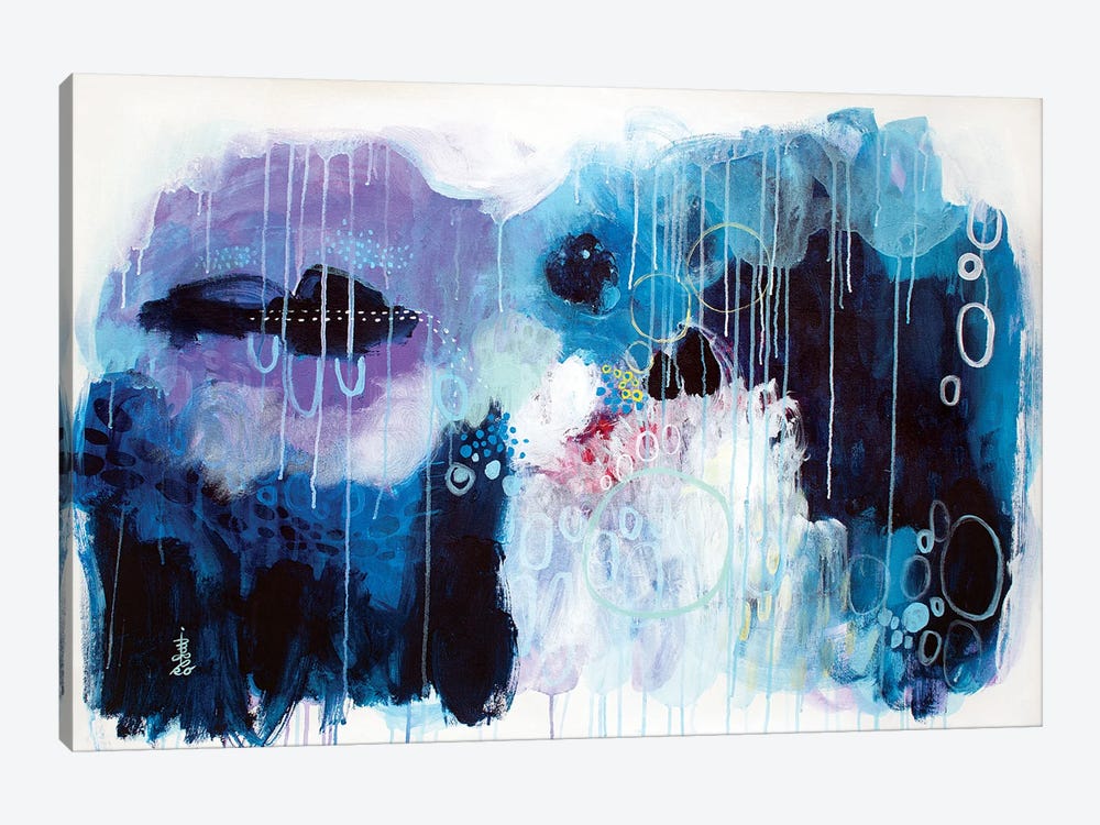 Blue Affection by Misako Chida 1-piece Canvas Artwork