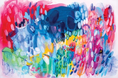 With A Light Heart by Misako Chida canvas print