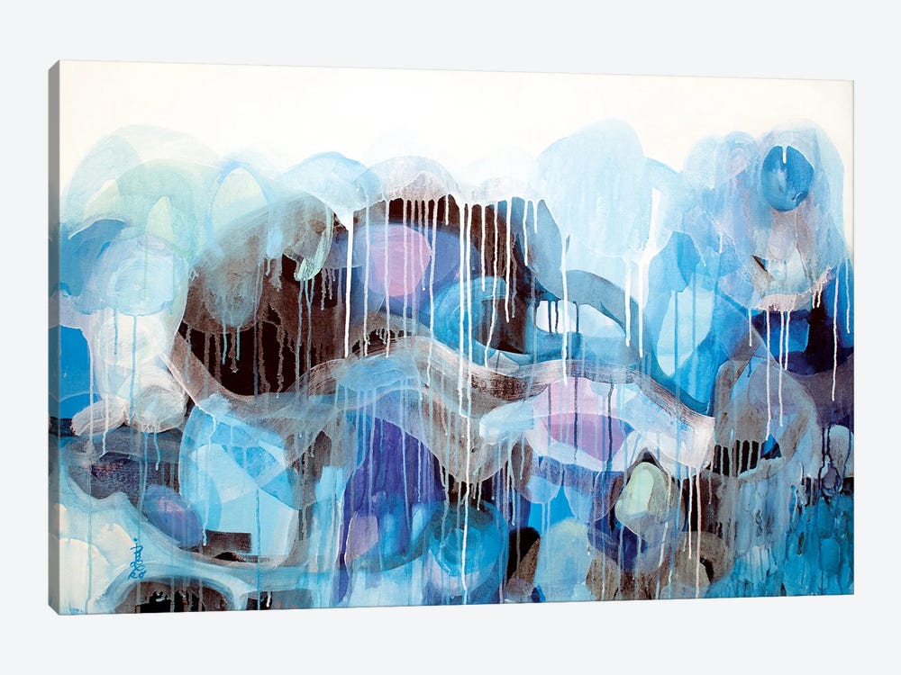 Blue, Blue by Misako Chida 1-piece Canvas Print