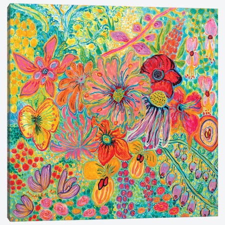 Fragrant Garden I Canvas Print #MSK94} by Misako Chida Canvas Wall Art
