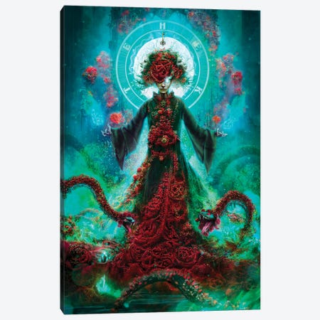 Hecate Mother Of Witches Canvas Print #MSN132} by Mario Sanchez Nevado Canvas Art