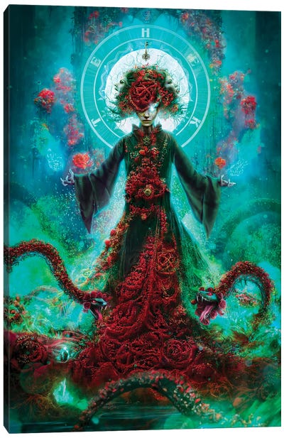 Hecate Mother Of Witches Canvas Art Print - Mario Sanchez Nevado