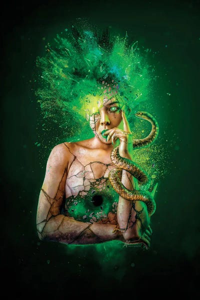 Snakes: Envy - Seven Deadly Sins by Mario Sanchez Nevado