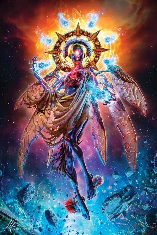 The Prophet Of Dreams by Mario Sanchez Nevado canvas print