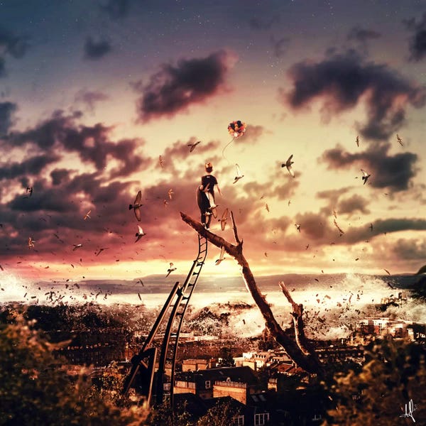 Edgy Bedroom: King For A Day by Mario Sanchez Nevado