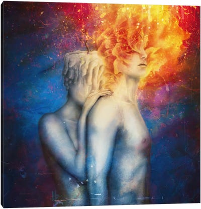 Almost A Dance Canvas Art Print - Fire & Ice