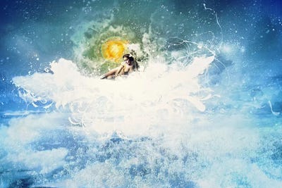 Sun In My Mouth by Mario Sanchez Nevado canvas print