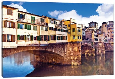 Ponte Vecchio, Florence, Tuscany Region, Italy Canvas Art Print - Florence Art