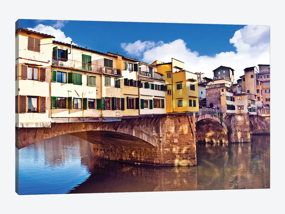 Ponte Vecchio, Florence, Tuscany Region, Italy by Miva Stock 1-piece Canvas Art Print
