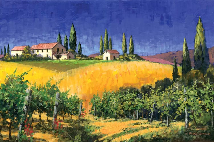 Tuscan Evening by Michael Swanson wall art