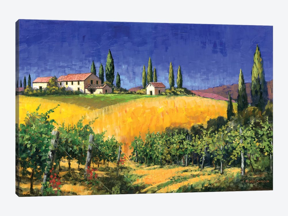 Tuscan Evening by Michael Swanson 1-piece Canvas Artwork