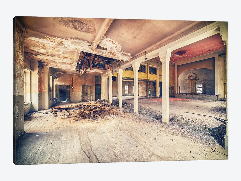 Abandoned Theater by Michael Schwan 1-piece Canvas Print