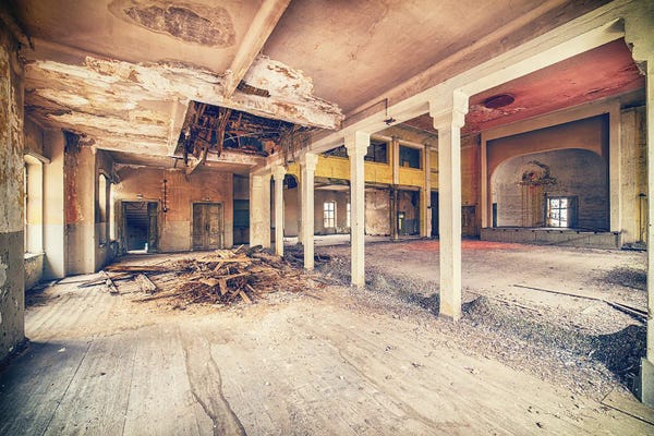 Dereliction: Abandoned Theater by Michael Schwan