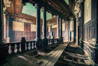 Imperial Staircase by Michael Schwan multi panel art