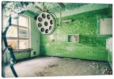 Inside The Operating Room Canvas Art Print - Dereliction Art