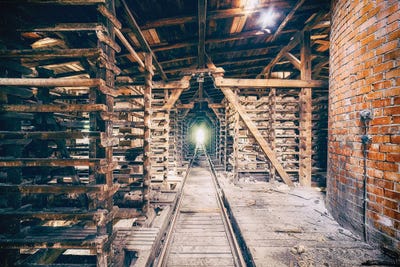 Light At The End Of The Tunnel by Michael Schwan multi panel art