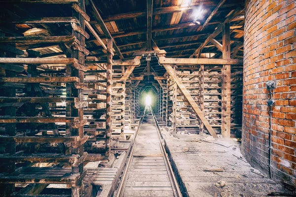 Dereliction: Light At The End Of The Tunnel by Michael Schwan