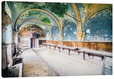 Monastery For The Last Supper Canvas Art Print - Dereliction Art