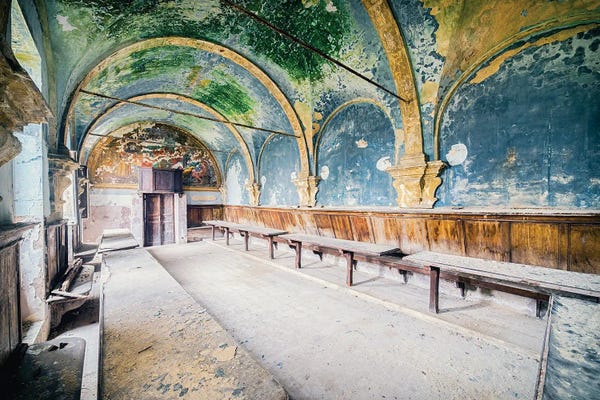 Michael Schwan: Monastery For The Last Supper by Michael Schwan