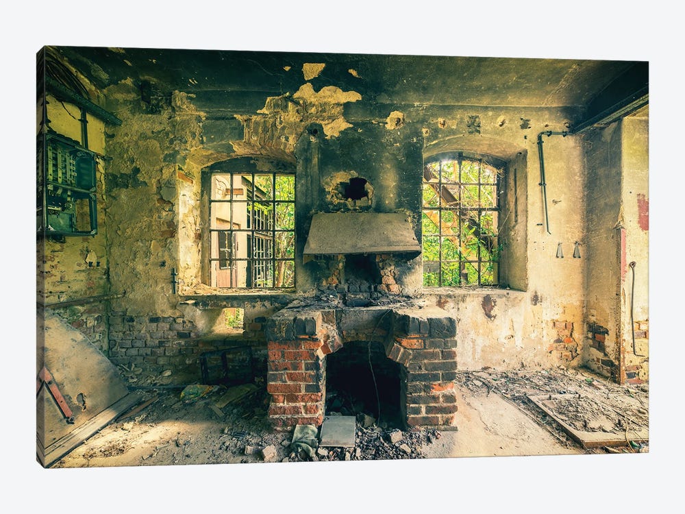 Old Oven by Michael Schwan 1-piece Canvas Artwork