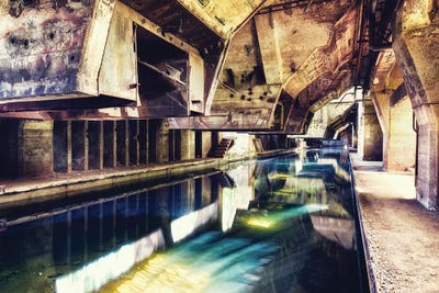 Old Sewer by Michael Schwan multi panel art