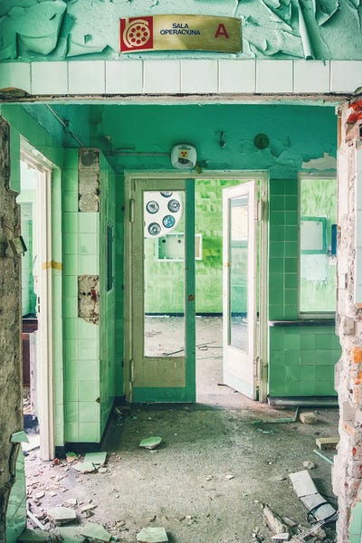 Operating Room by Michael Schwan multi panel art