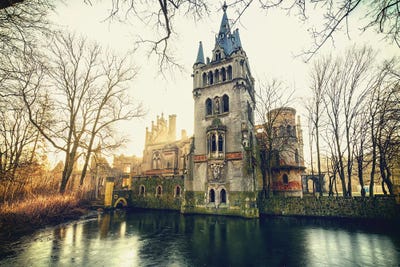 Palace In Kopice, Poland by Michael Schwan metal wall art