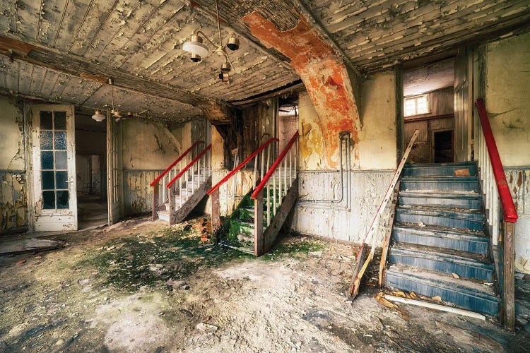 Red Handrails
