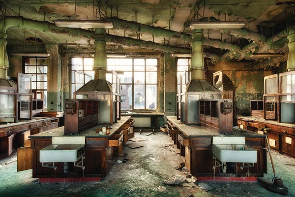 Dereliction: Science Lab by Michael Schwan