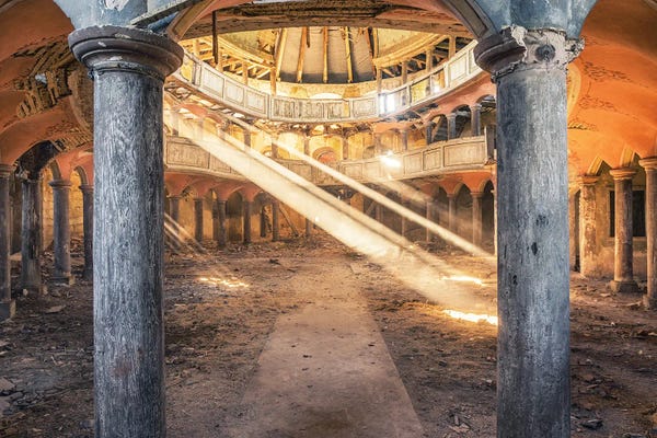 Dereliction: Sunlight In The Arena by Michael Schwan
