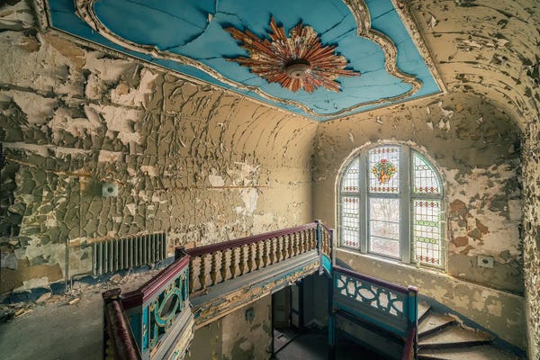 Michael Schwan: Golden Staircase by Michael Schwan