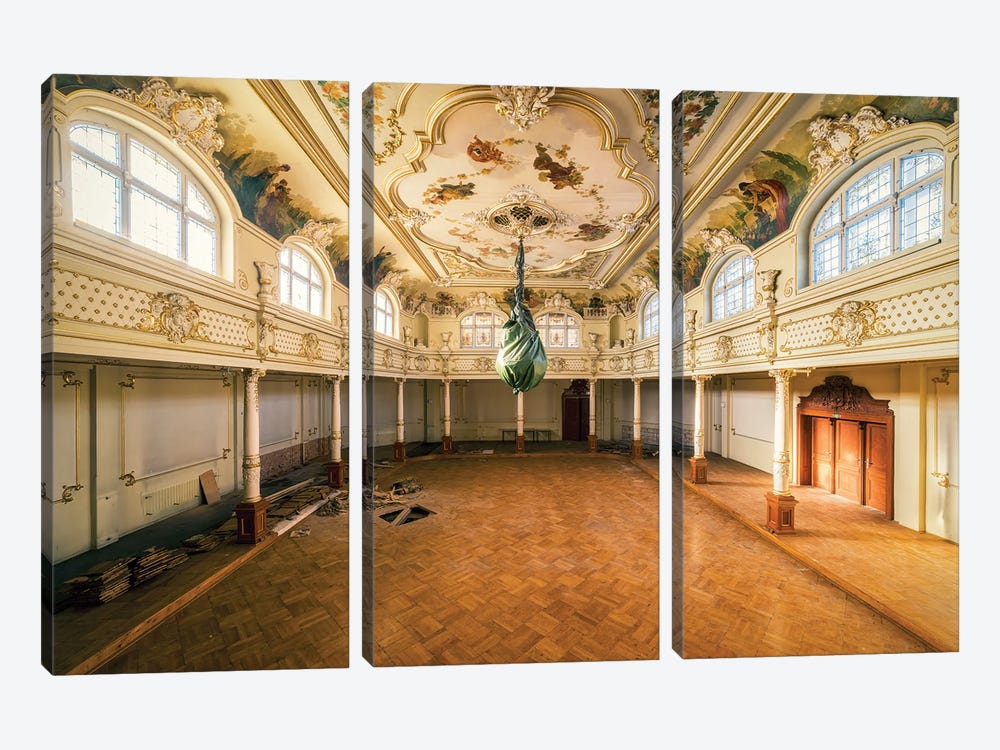 Baroque Ballroom by Michael Schwan 3-piece Art Print