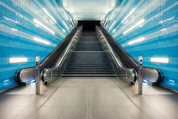 Hamburg: Hamburg - Subway - Hafen City by Michael Schwan