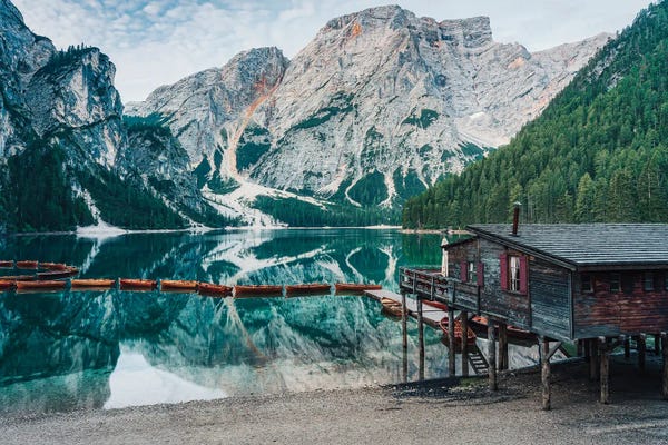 Michael Schwan: Lago Die Braies by Michael Schwan