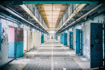 Prison Break by Michael Schwan canvas print