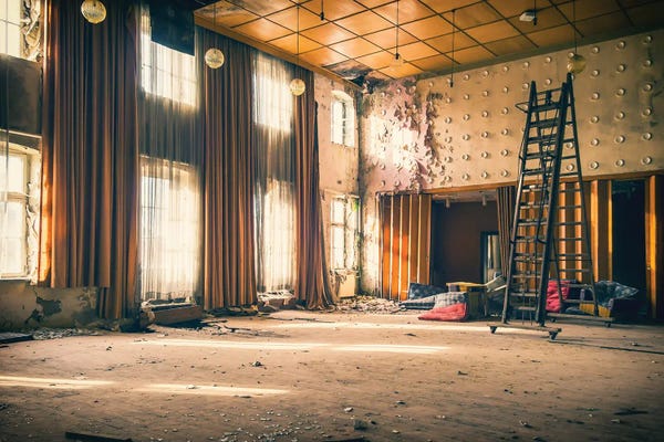 Michael Schwan: Abandoned Ballroom by Michael Schwan