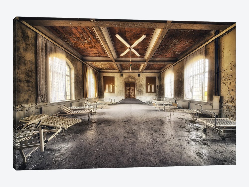 Abandoned Hospital by Michael Schwan 1-piece Canvas Art