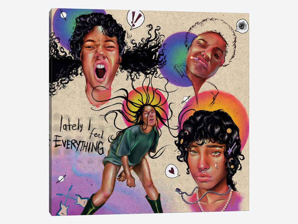 Lately I Feel Everything by Leon Msipa 1-piece Art Print